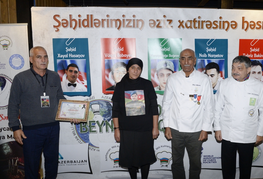 Vətən müharibəsində şəhid olmuş kulinarların xatirəsi anılıb
