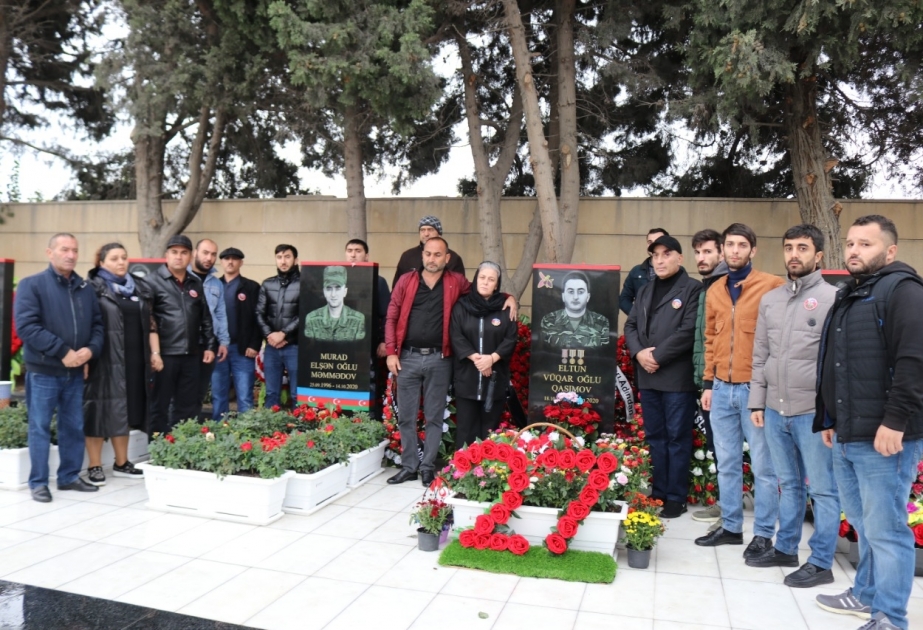 Nizami rayonunda şəhid Murad Məmmədovun xatirəsi anılıb