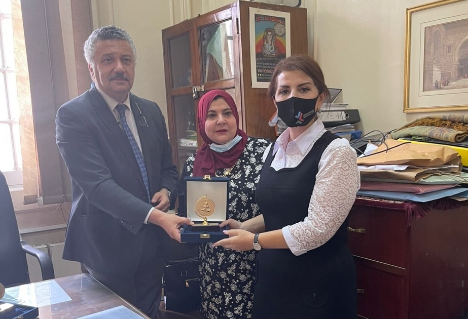 Dövlət Dil Komissiyası yanında Monitorinq Mərkəzinin əməkdaşları Qahirədə tədbirlər keçiriblər