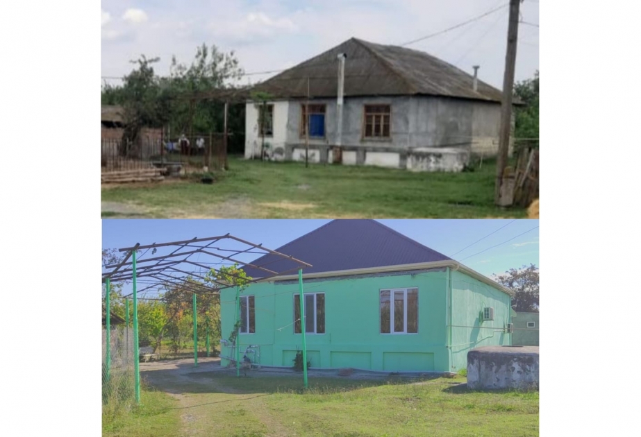 Yevlaxda Milli Qəhrəmanın evi əsaslı təmir olunub