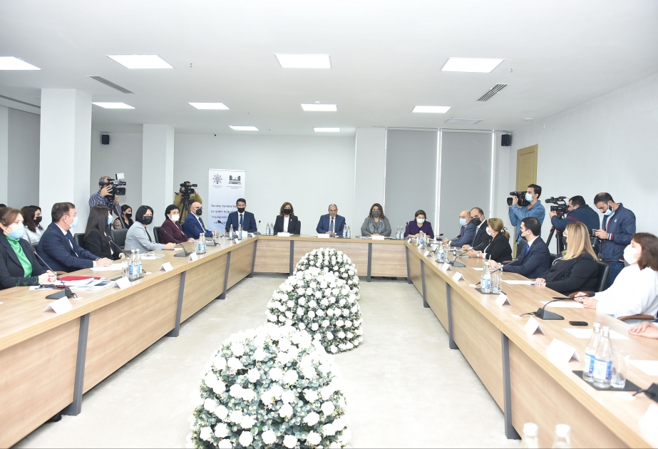 YAP Mərkəzi Aparatında “Gender bərabərliyinin və qadın hüquqlarının təşviqində vətəndaş cəmiyyətinin rolu” mövzusunda konfrans keçirilib