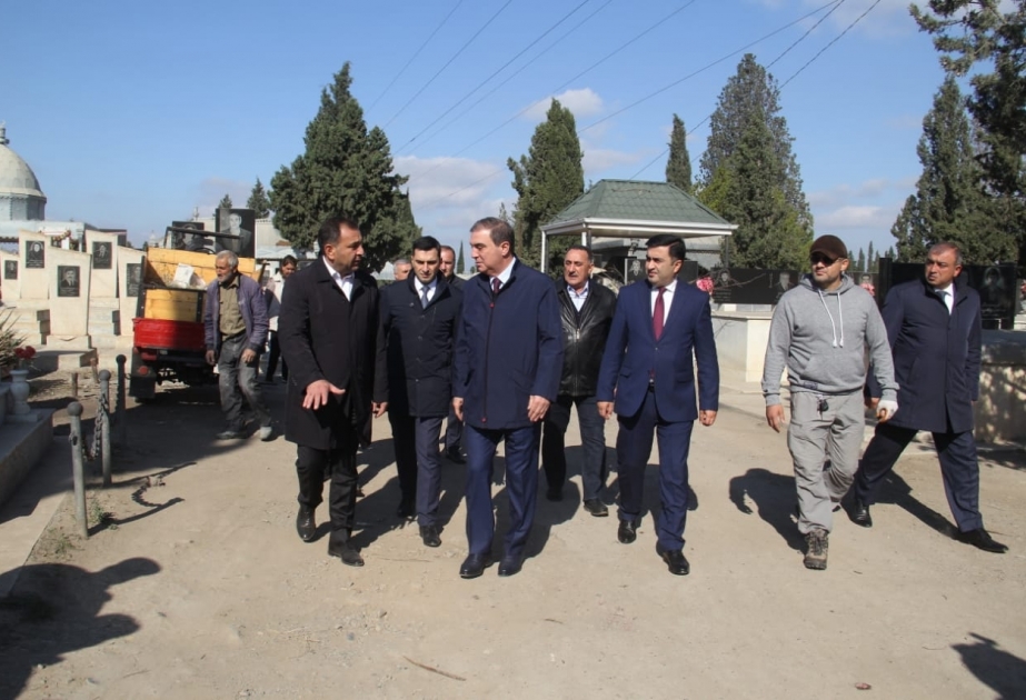 Gəncənin “İmamzadə” Dini Kompleksinin ətrafında ümumşəhər iməciliyi keçirilib