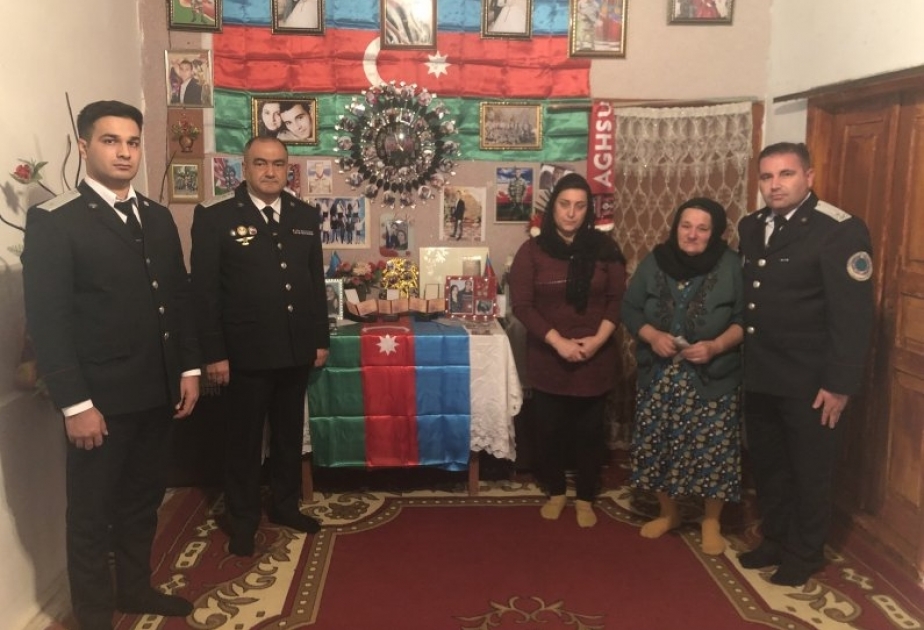 Şəhid ailələri ilə növbəti görüş Ağsuda keçirilib