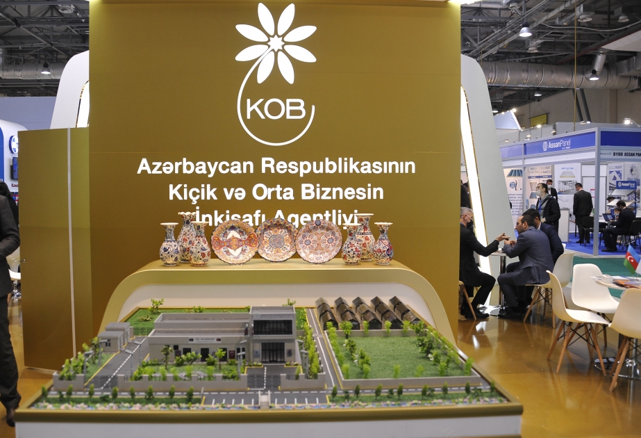 Qarabağa investisiya yatırmaq istəyən yerli və xarici iş adamları ilə KOBİA-nın stendində görüşlər keçirilir