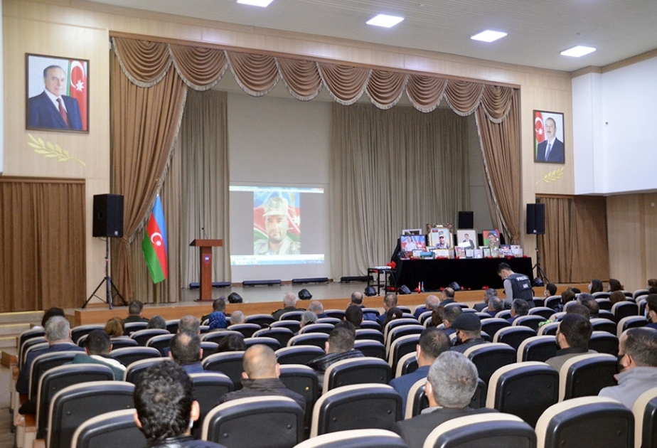 Hərbi Liseydə şəhid məzunların xatirəsi anılıb VİDEO