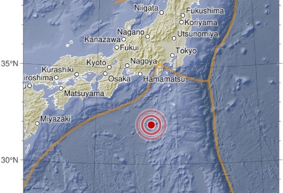 日本东南海域发生5.8级地震