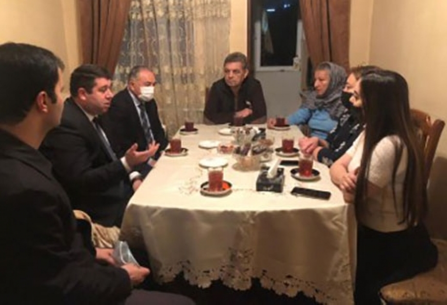 AzTU-nun şəhid məzunu Natiq Baxşəliyevin ailəsi ziyarət olunub