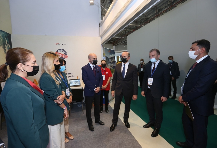 “Rebuild Karabakh” sərgisində “İşğaldan azad edilmiş ərazilərdə Yaşıl Enerji Zonası” adlı təqdimat olub