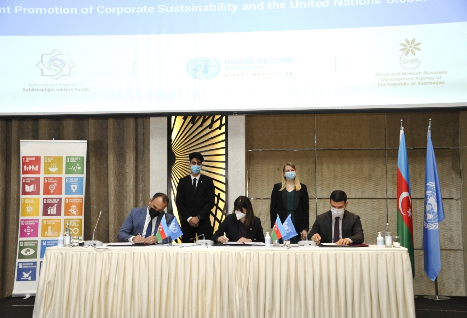Azerbaiyán y la ONU firman un memorando de entendimiento para promover la sostenibilidad empresarial