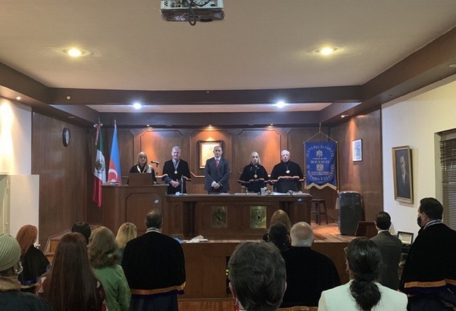 La historia de la independencia de Azerbaiyán se presentó en la Academia Nacional de Historia y Geografía de México