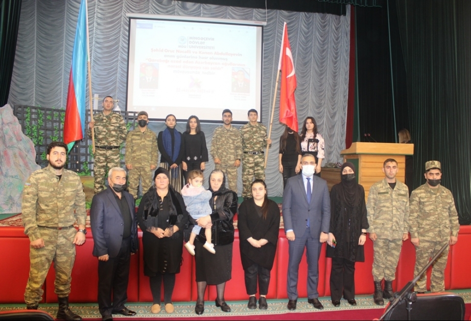 Mingəçevir Dövlət Universitetində şəhid məzunların xatirəsinə həsr olunan anım tədbiri keçirilib