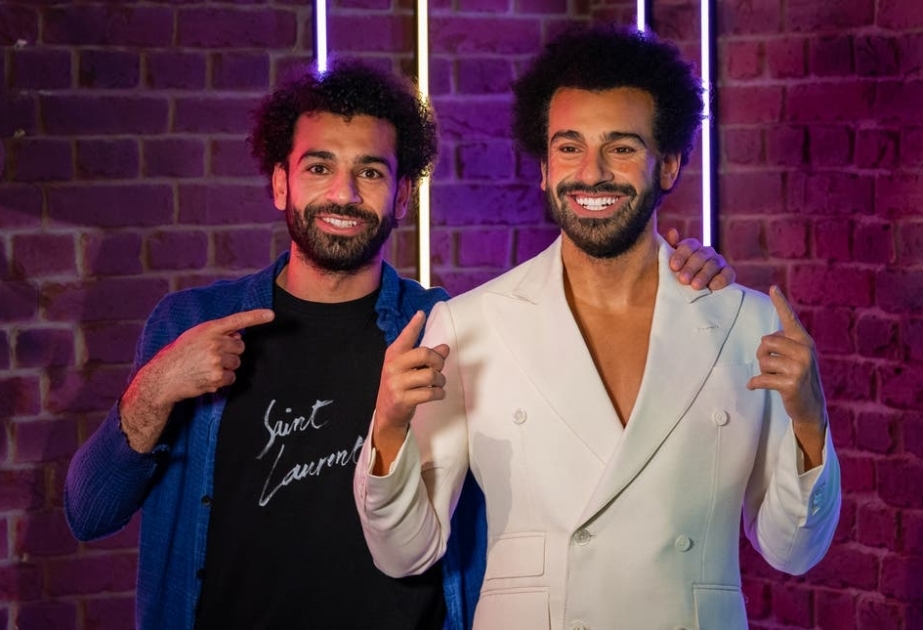 Misirli futbolçu Məhəmməd Salahın mum heykəli Londonda muzeyə qoyulub