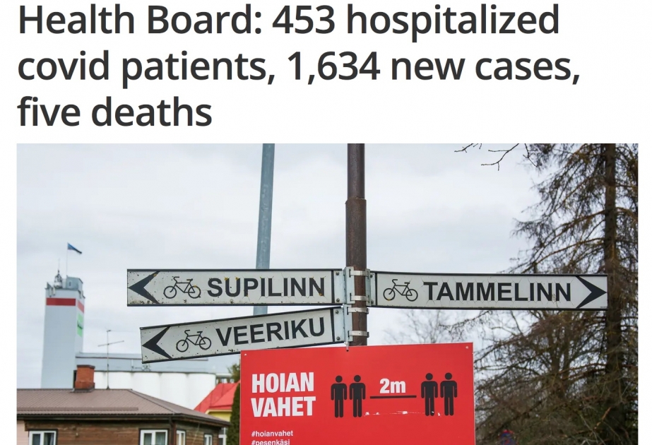 Estoniyada da koronavirus qurbanlarının sayı artıb