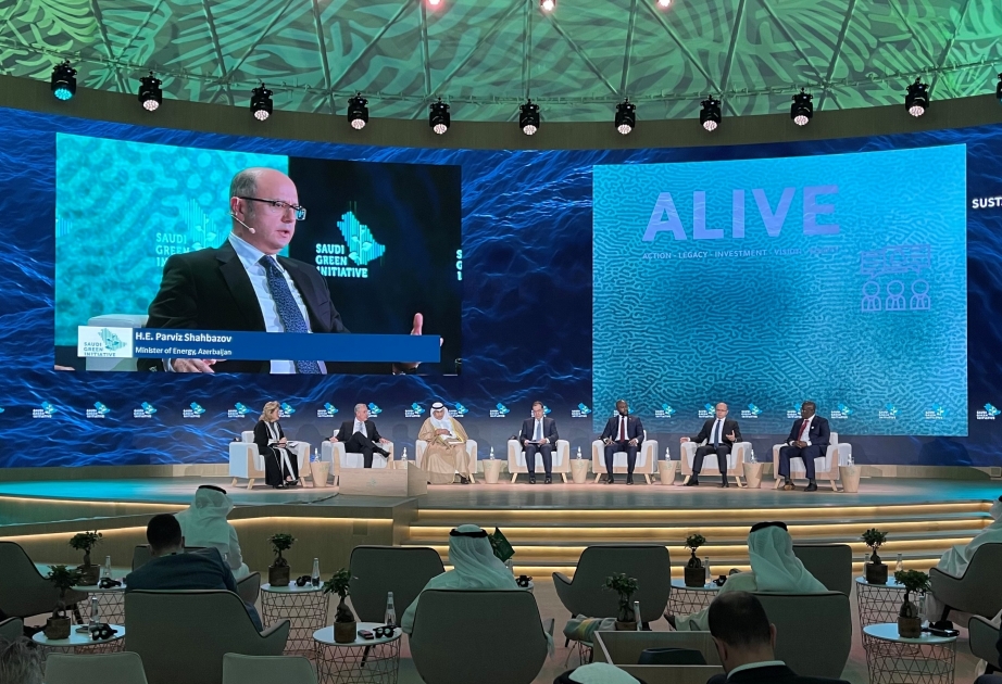 Ministro de Energía de Azerbaiyán participó en la inauguración de la iniciativa "Arabia Saudita Verde"