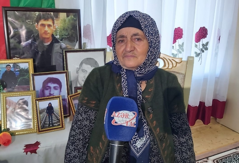 Şəhid anası: Dörd oğlumun hamısını Vətən uğrunda döyüşə göndərməyə hazır idim VİDEO