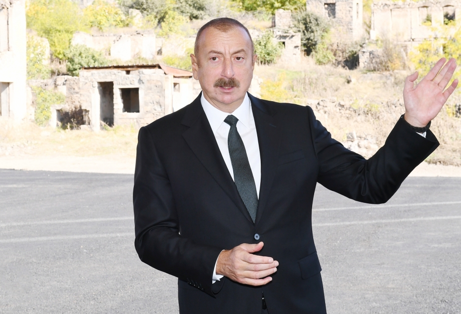 President Ilham Aliyev: It is a significant and historic day in the history of Gubadli district today