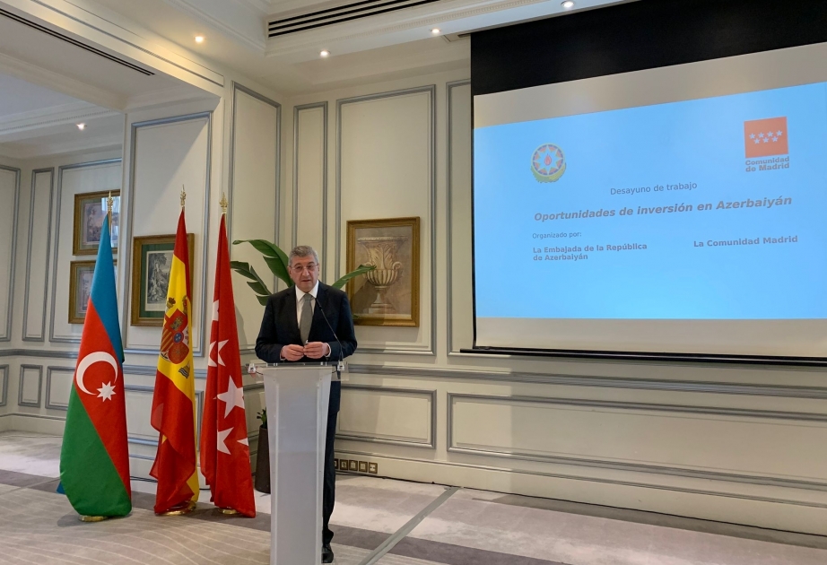 Las empresas españolas fueron informadas sobre el clima favorable para la inversión en Azerbaiyán