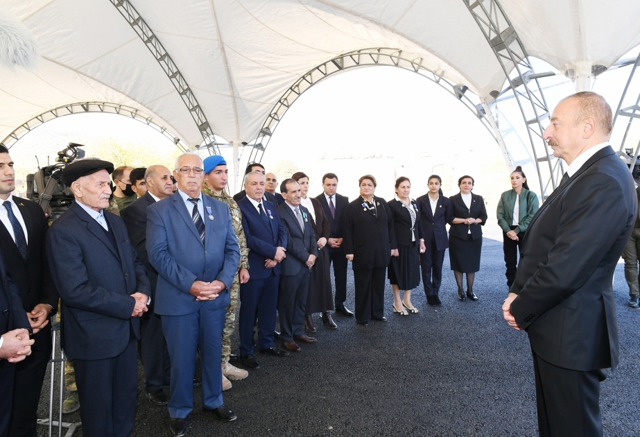Präsident von Aserbaidschan: Nach vielen Jahren haben wir alle die Freude über diesen Sieg erlebt