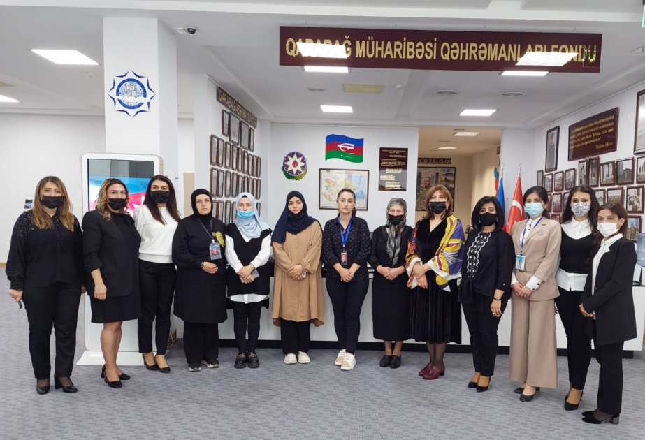 Şəhidlərin ailə üzvləri “Qarabağ müharibəsi qəhrəmanları” fondu ilə tanış olublar