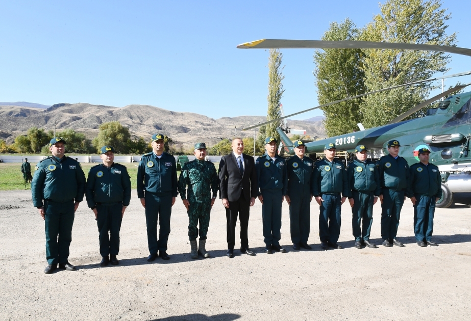Un nouveau complexe militaire du Service national de protection des frontières ouvre ses portes dans la région de Goubadly VIDEO