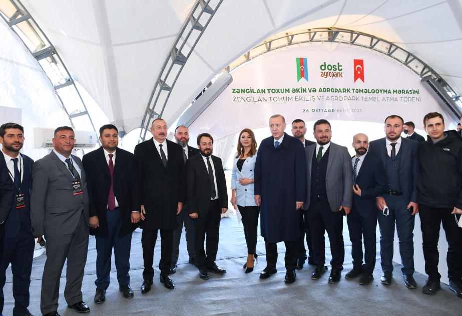 Foundation stone for “Dost Agropark” was laid in Zangilan district VIDEO