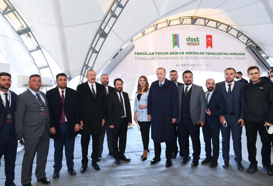 La première pierre du « Dost Agroparc » posée dans la région de Zenguilan VIDEO
