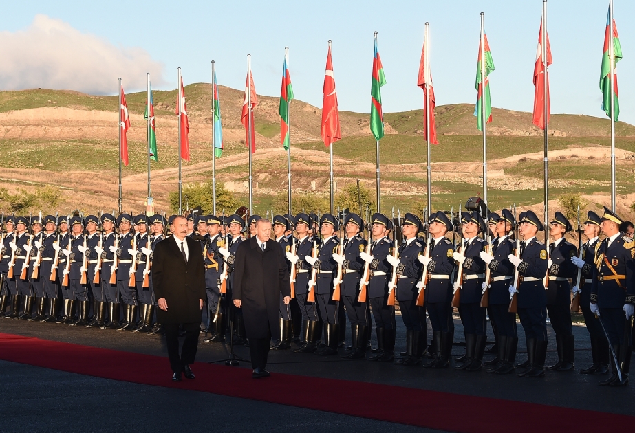 Türkiyə Prezidenti Rəcəb Tayyib Ərdoğanın Zəngilanın Ağalı kəndində rəsmi qarşılanma mərasimi olub YENİLƏNİB VİDEO