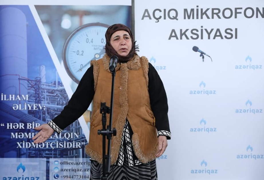 Cəlilabadda vətəndaşların qaz təchizatı ilə bağlı problemləri dinlənilib