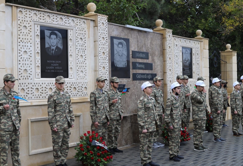 Bakının Nəsimi rayonunda Qarabağ müharibələri şəhidlərinin xatirəsi anılıb
