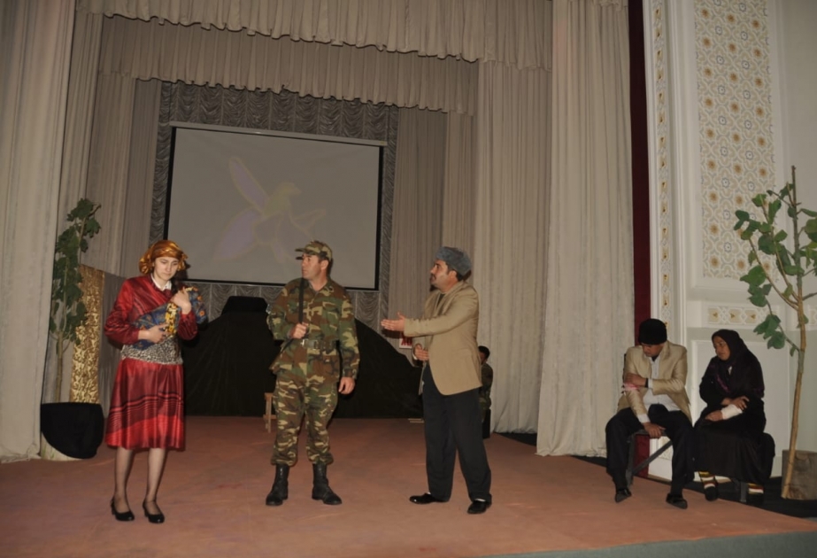 Füzuli Dövlət Dram Teatrı yeni mövsümünü “Yaddaş” tamaşası ilə açıb