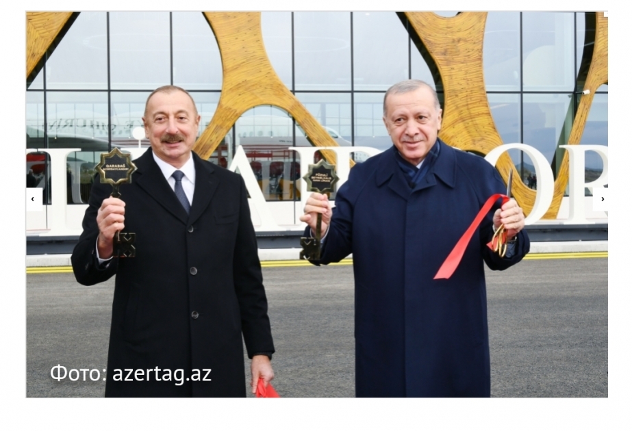 Ukrayna mətbuatında Füzuli Beynəlxalq Hava Limanının açılış mərasimi barədə məqalələr dərc edilib