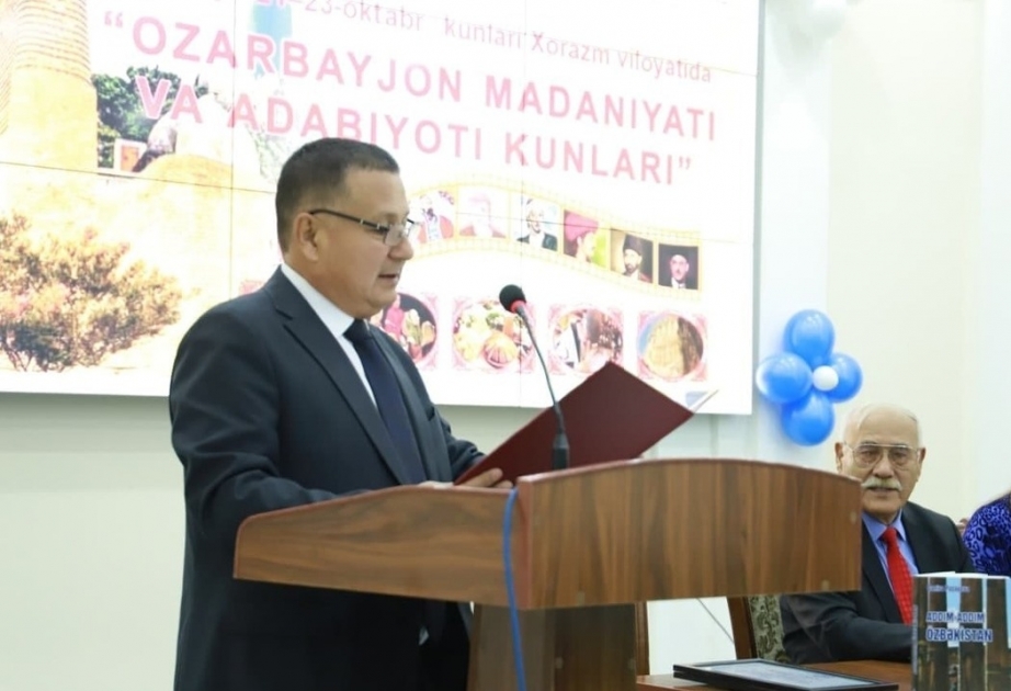 Özbəkistanın Xarəzm vilayətində Azərbaycan mədəniyyəti və ədəbiyyatı günləri davam edir