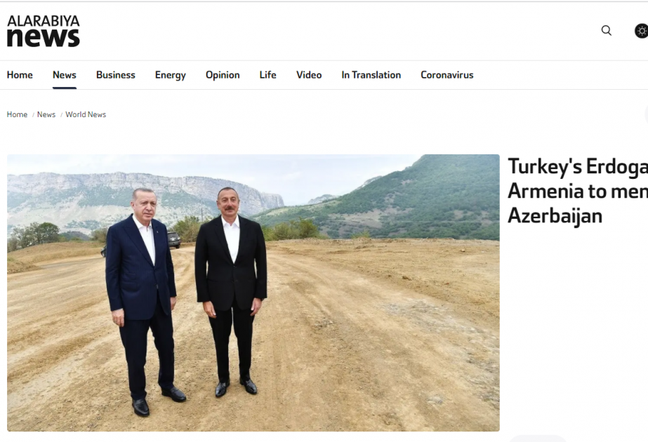 “Əl Ərəbiyə” telekanalı: Ermənistanın Türkiyə ilə əlaqələrinin normallaşması onun Azərbaycanla problemlərinin həllindən asılıdır