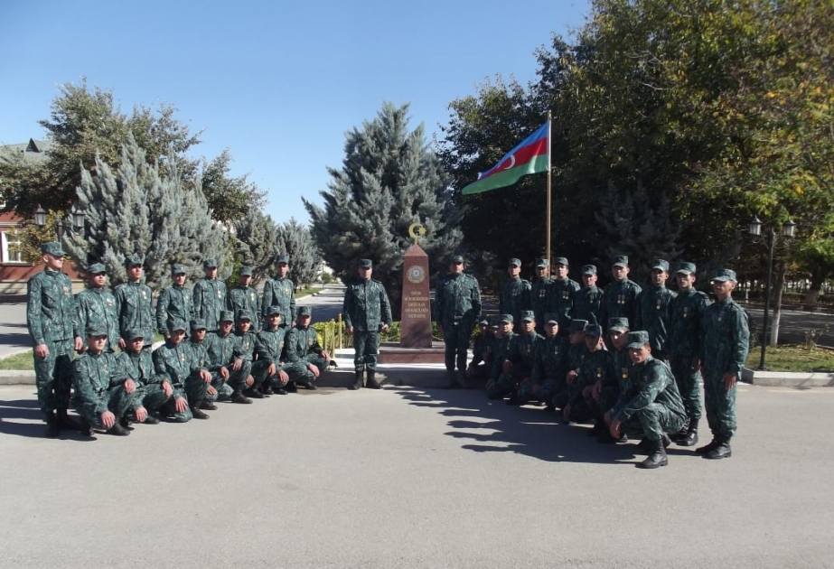 Dövlət Sərhəd Xidmətinin Vətən müharibəsinin iştirakçısı olmuş hərbi qulluqçuları Silahlı Qüvvələrin ehtiyatına buraxılıb