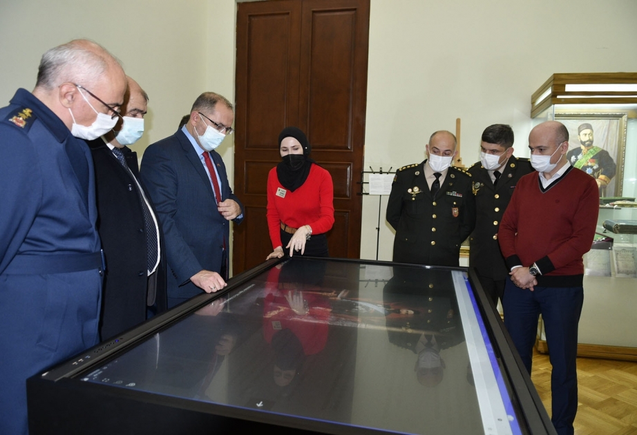 Türkiyə Respublikası Milli Müdafiə Universitetinin nümayəndələri Tarix Muzeyində olublar