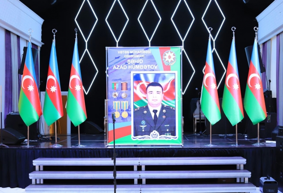 Bakının Nərimanov rayonunda Vətən Müharibəsi Qəhrəmanı Azad Hümbətovun xatirəsi anılıb