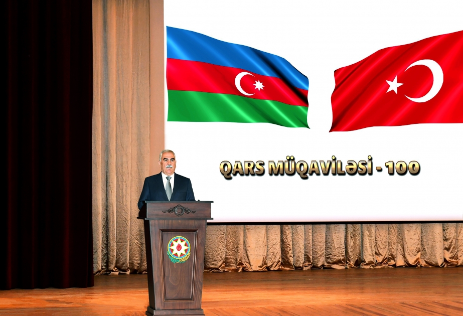 Naxçıvanda Qars müqaviləsinin 100 illik yubileyi qeyd olunub