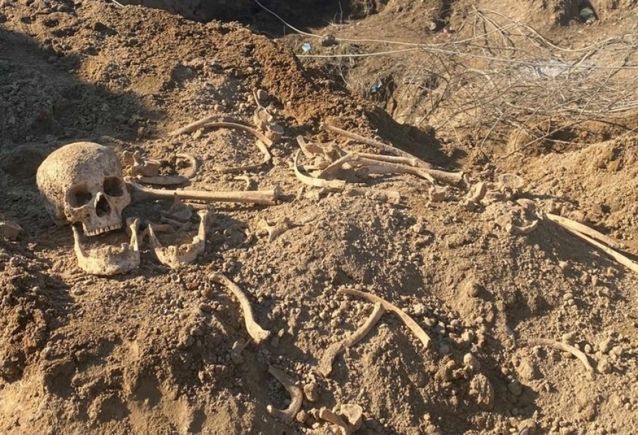 На освобожденной территории Агдамского района обнаружены человеческие останки