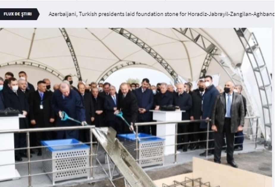 Inauguration of Azerbaijan’s Fuzuli International Airport in spotlight of Romanian media
