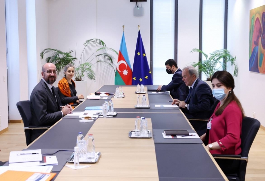 Presidente del Consejo Europeo ha sido informado del proceso de restauración llevado a cabo en los territorios azerbaiyanos liberados de la ocupación