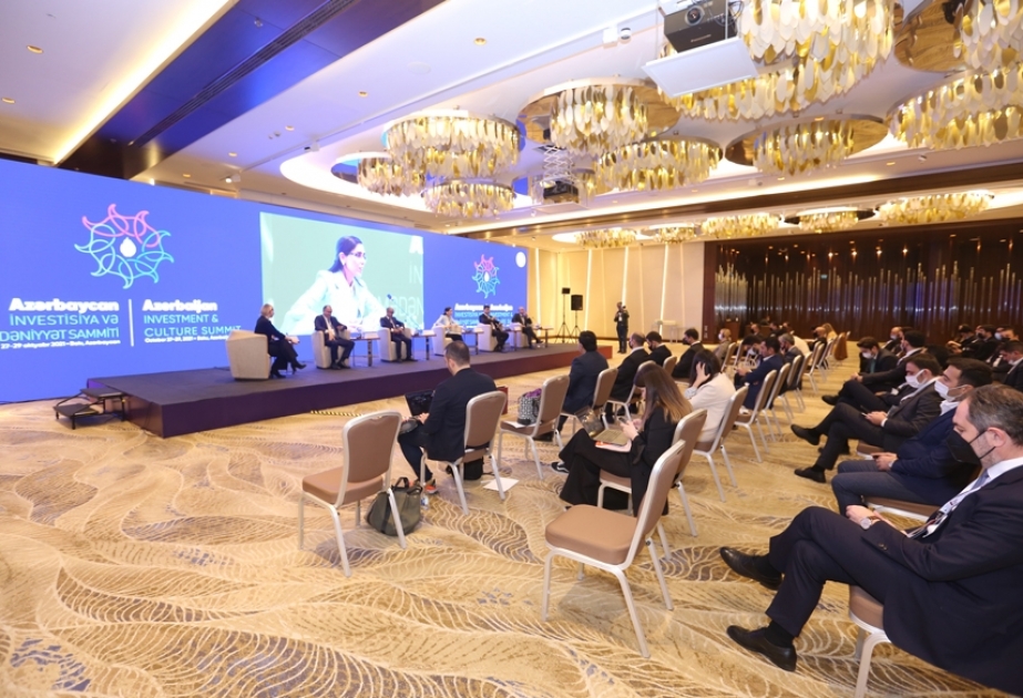 İnvestisiya və Mədəniyyət Sammiti çərçivəsində panel müzakirələr keçirilib