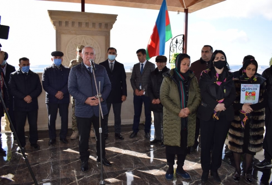 Qobustanda Vətən müharibəsi şəhidinin xatirəsi ehtiramla yad edilib