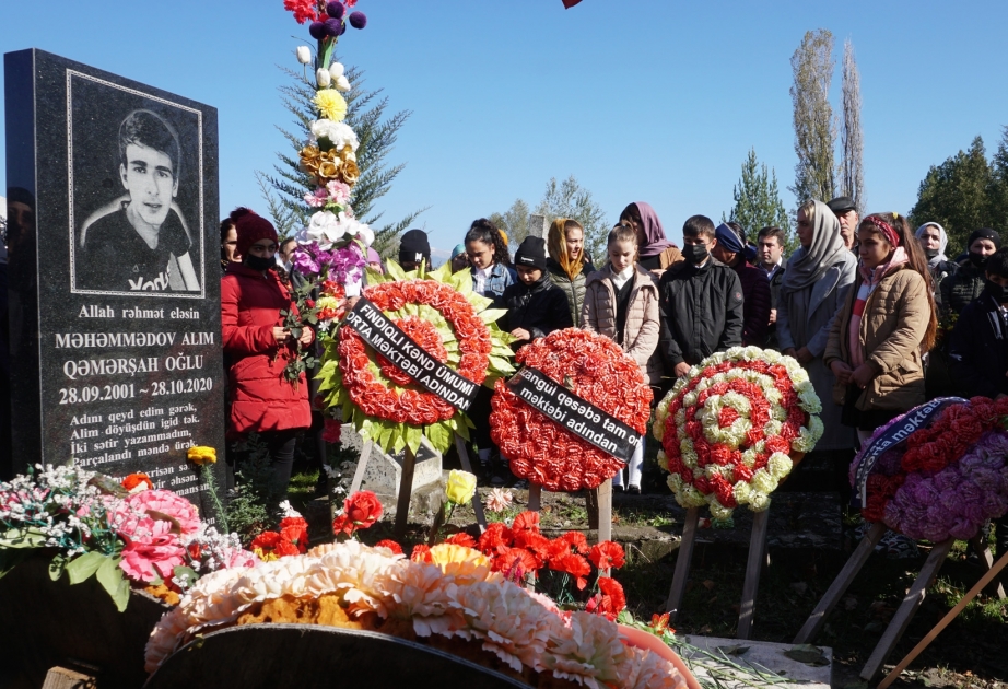 Zaqatalada şəhid Alim Məhəmmədovun xatirəsi anılıb