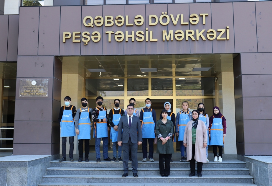 Peşə təmayüllü siniflərin şagirdləri Qəbələ Dövlət Peşə Təhsil Mərkəzində təcrübədə olublar