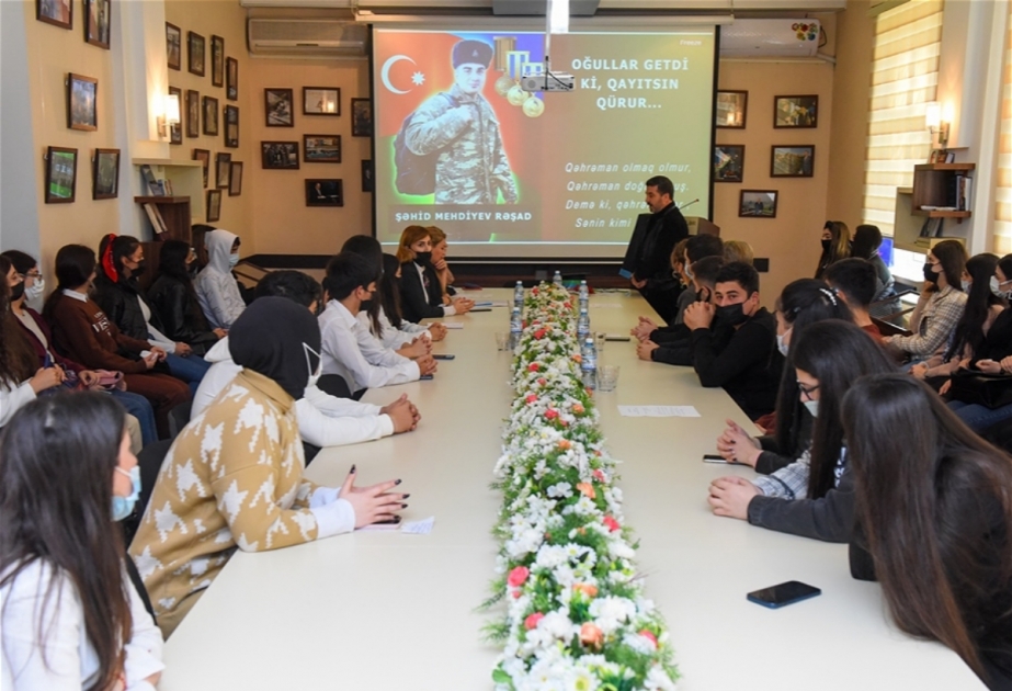 ADU-da şəhid Rəşad Mehdiyevin xatirəsi anılıb