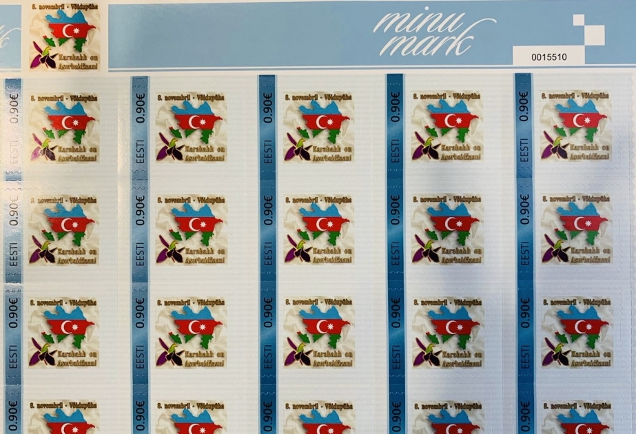 Se emiten sellos postales con motivo del Día de la Victoria de Azerbaiyán en Estonia
