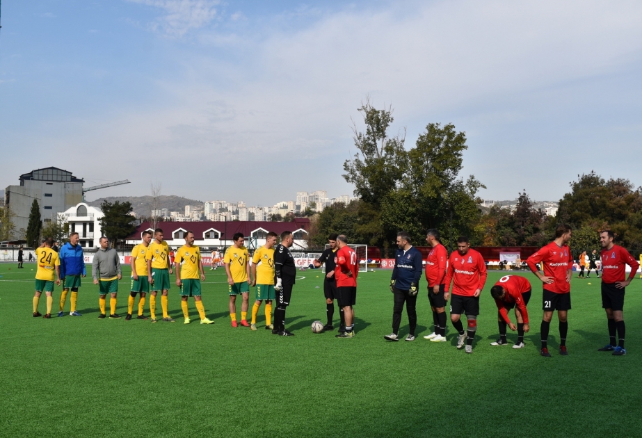 Azərbaycan İdman Jurnalistləri Federasiyasının komandası Tbilisidə keçirilən futbol turnirində beşinci olub