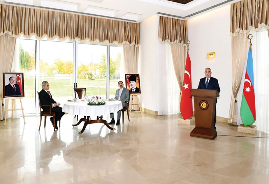 Naxçıvanda Türkiyə Cümhuriyyətinin 98-ci ildönümü münasibətilə tədbir keçirilib