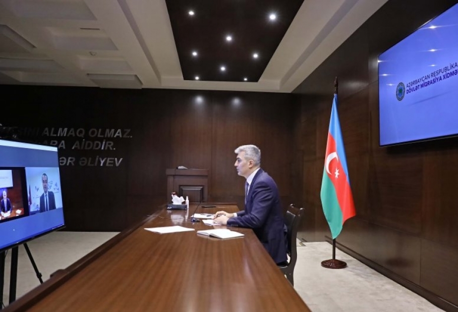 Dövlət Miqrasiya Xidmətinin rəisi vətəndaşların videoqəbulunu keçirib