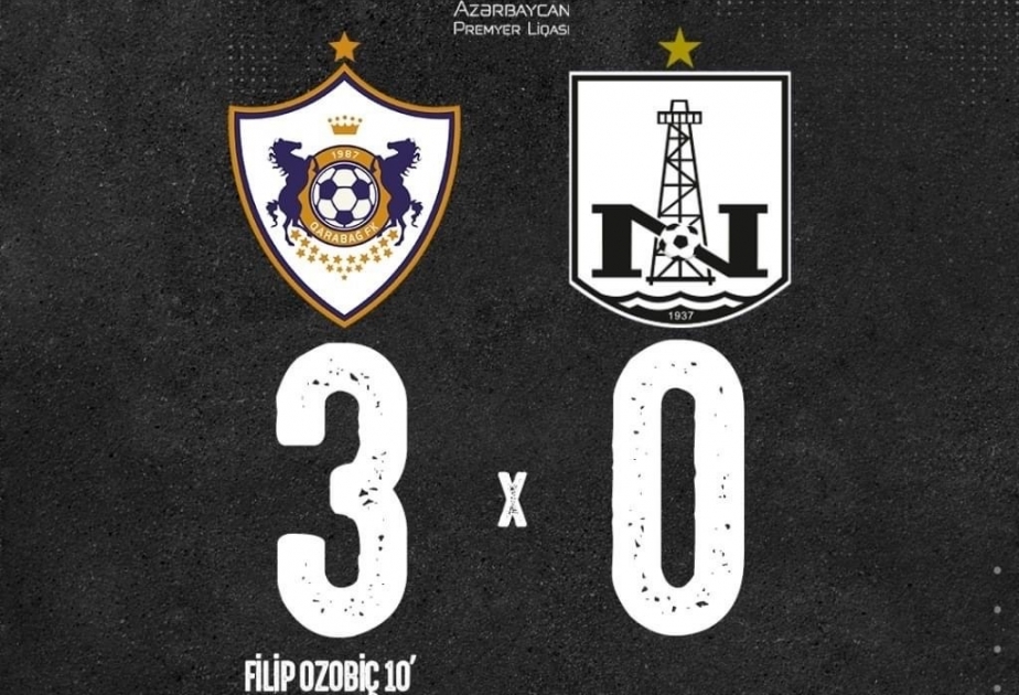 “Qarabağ” ilk hissədə “Neftçi”nin qapısından üç top keçirib